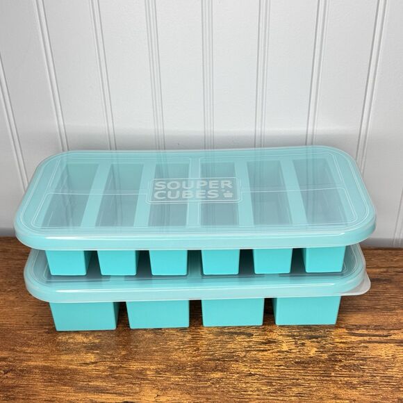 Souper Cubes Other - Souper Cubes Silicone Freezer Molds 1x 1/2 Cup and 1x 1 Cup Lot Of 2